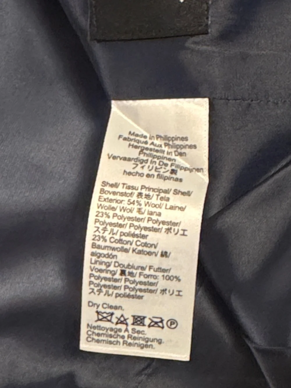 J.Crew Structured jacket in Italian studio wool blend pinstriped CS652